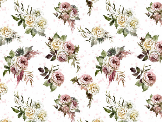 stoff-jersey-baumwolle-baumwolljersey-kathi-kunterbunt-vintage-flower-blumen-pferde-kombi-sprenkel-rosa