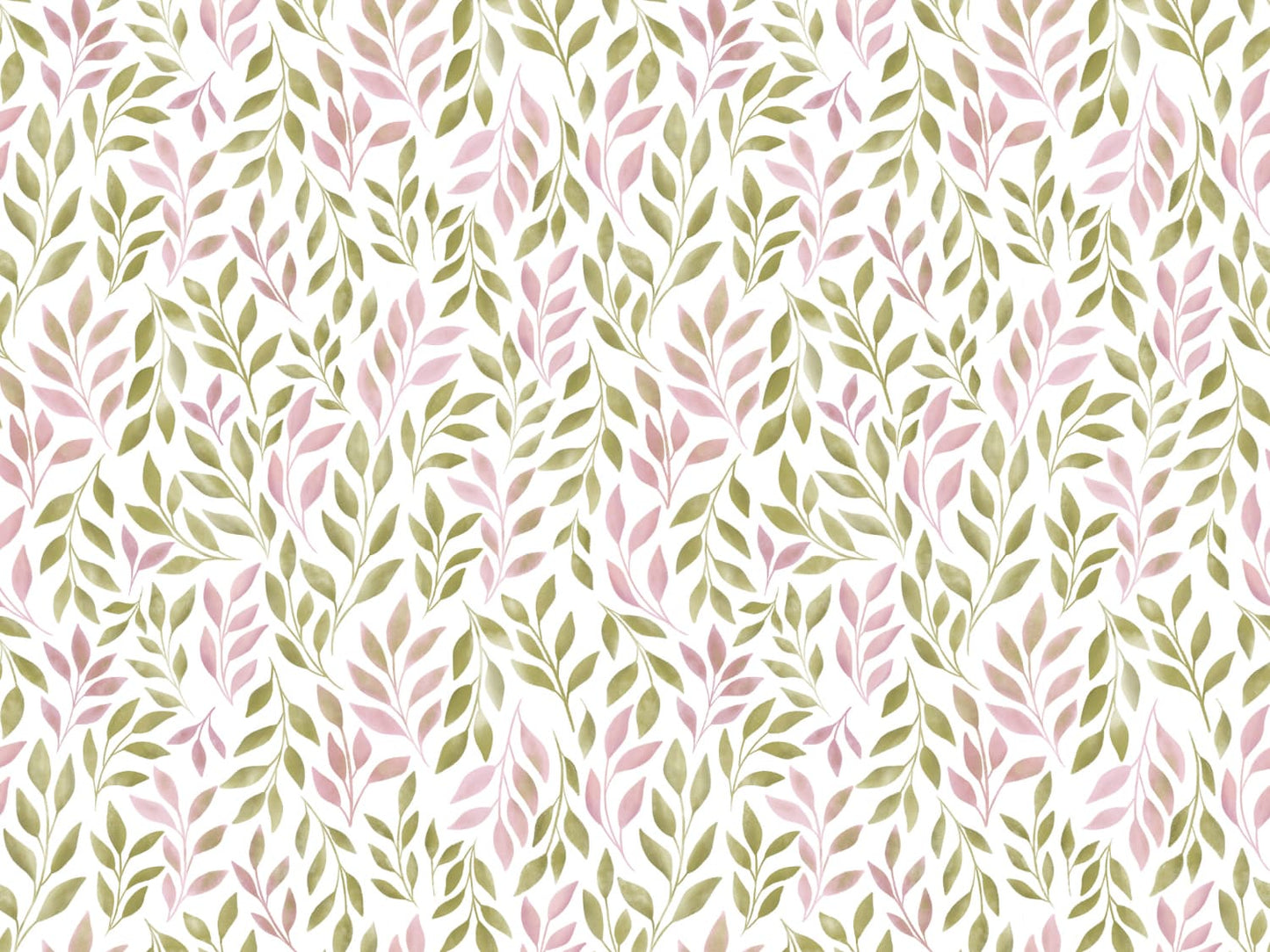 stoff-jersey-baumwolle-baumwolljersey-kathi-kunterbunt-watercolor-leaves-aquarell-blaetter-hellrosa-khaki