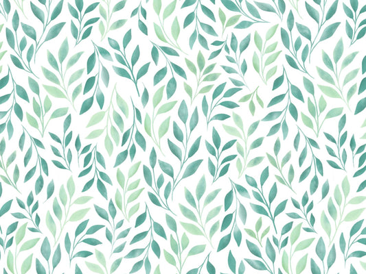 stoff-jersey-baumwolle-baumwolljersey-kathi-kunterbunt-watercolor-leaves-aquarell-blaetter-petrolgruen-aspen-green-hellgruen-2