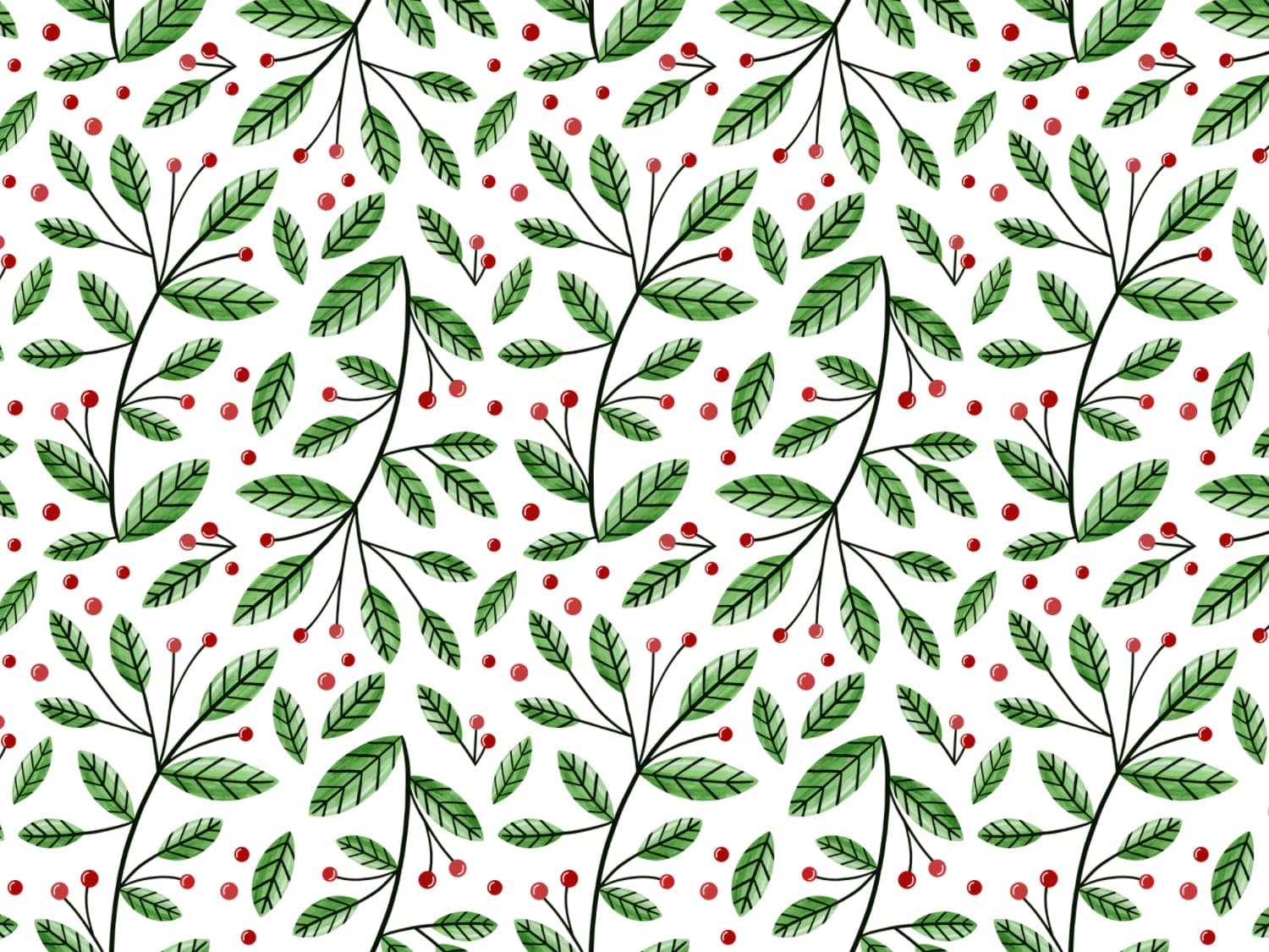 Jersey Stoff Winter Zweige, grün online kaufen – Kathi