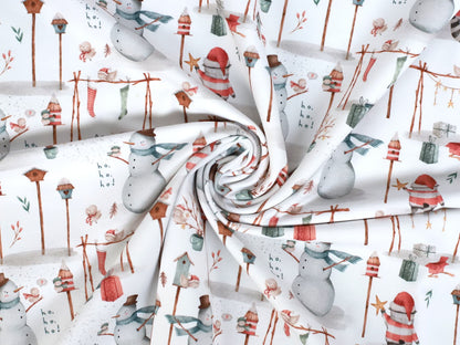 stoff-jersey-baumwolle-baumwolljersey-kathi-kunterbunt-weihnachten-weihnachtszauber-schneemann-dachs-vogel-vogelhaus-4