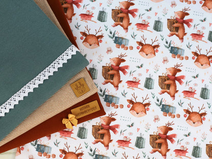 stoff-jersey-baumwolle-baumwolljersey-kathi-kunterbunt-weihnachten-weihnachtszeit-festive-friends-rehntier-vogel-geschenk