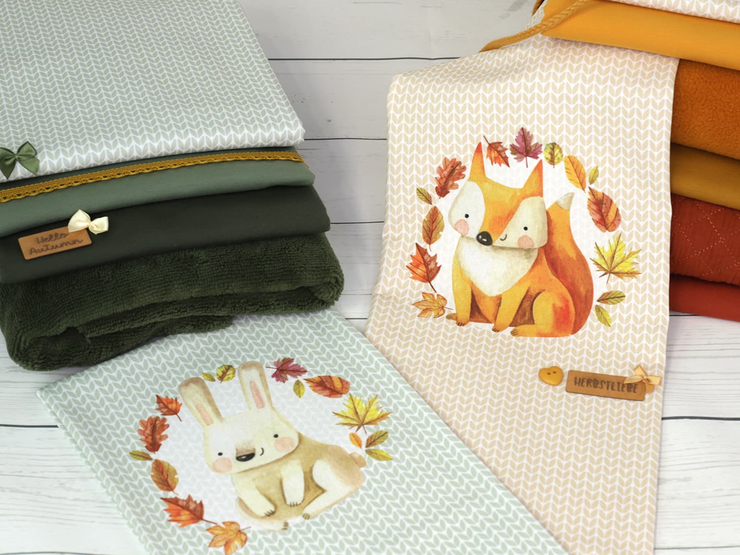 stoff-jersey-baumwolle-baumwolljersey-kathi-kunterbunt-weihnachten-winter-strickmuster-strick-optik-knitting-forest-friends-kombistoff-fuchs-hase-serie