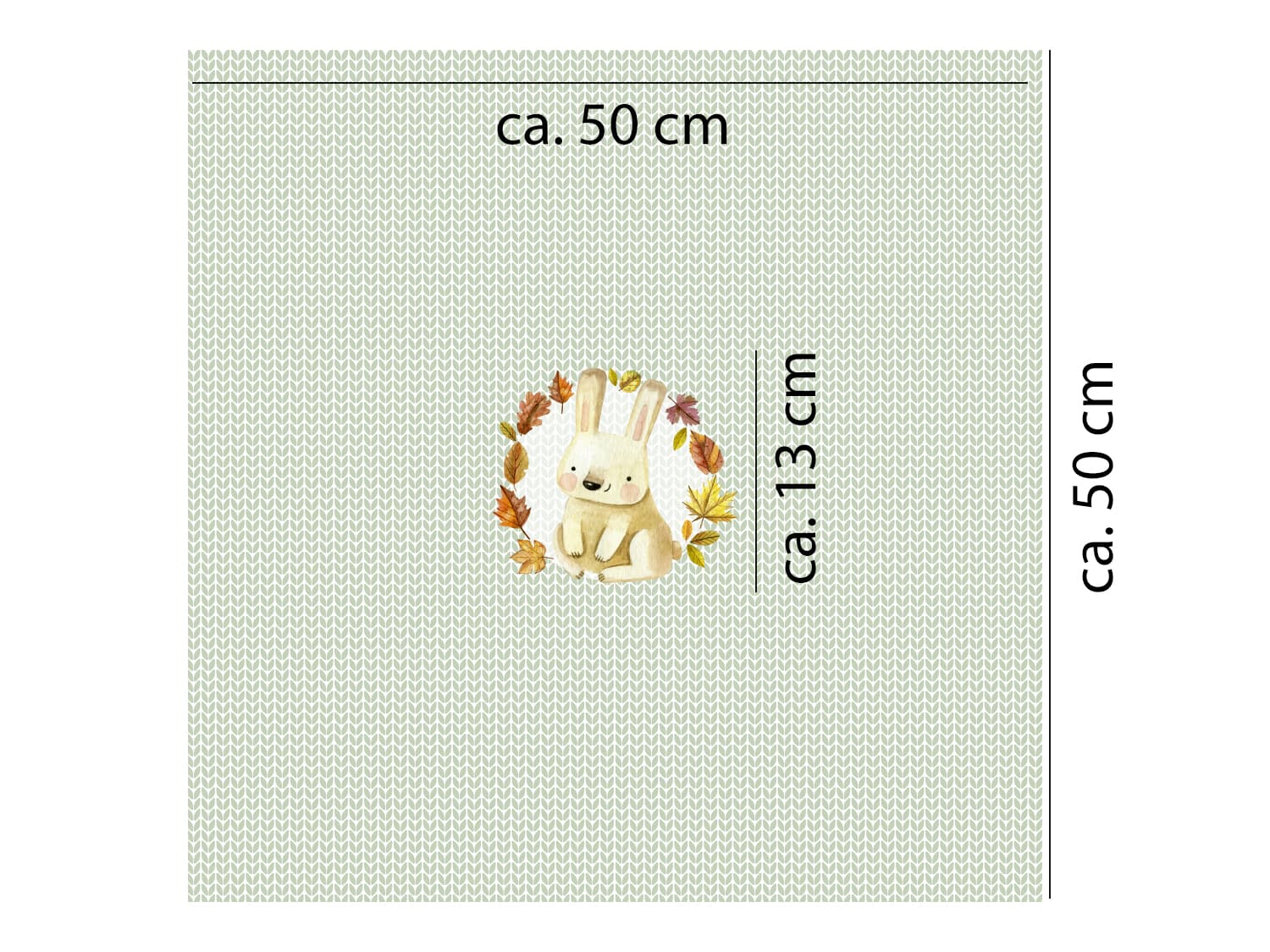 stoff-jersey-baumwolle-baumwolljersey-kathi-kunterbunt-weihnachten-winter-strickmuster-strick-optik-knitting-forest-friends-kombistoff-hase-panel-masse