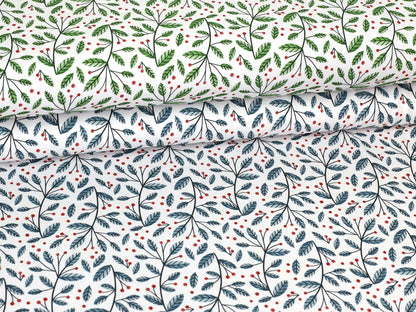 stoff-jersey-baumwolle-baumwolljersey-kathi-kunterbunt-winter-weihnachten-zweige-blaetter-und-beeren-serie-gruen-petrolblau-2