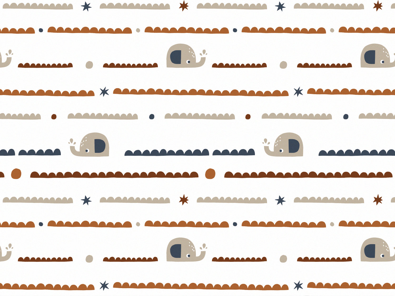 stoff-jersey-baumwolle-baumwolljersey-kinder-baby-linien-streifen-tupfen-sterne-elefanten-erdfarben-braun-toene-ocker-rost-blau-beige