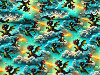 French Terry - Monstres drôles