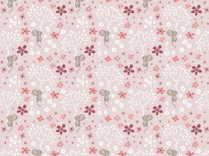 stoff-jersey-baumwolle-baumwolljersey-meterware-elastisch-kathi-kunterbunt-maus-pusteblume-blumen-fruehling-sommer-tier-rosa