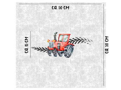 stoff-jersey-baumwolle-baumwolljersey-meterware-elastisch-traktor-trecker-komgi-grunge-grau-panel-masse