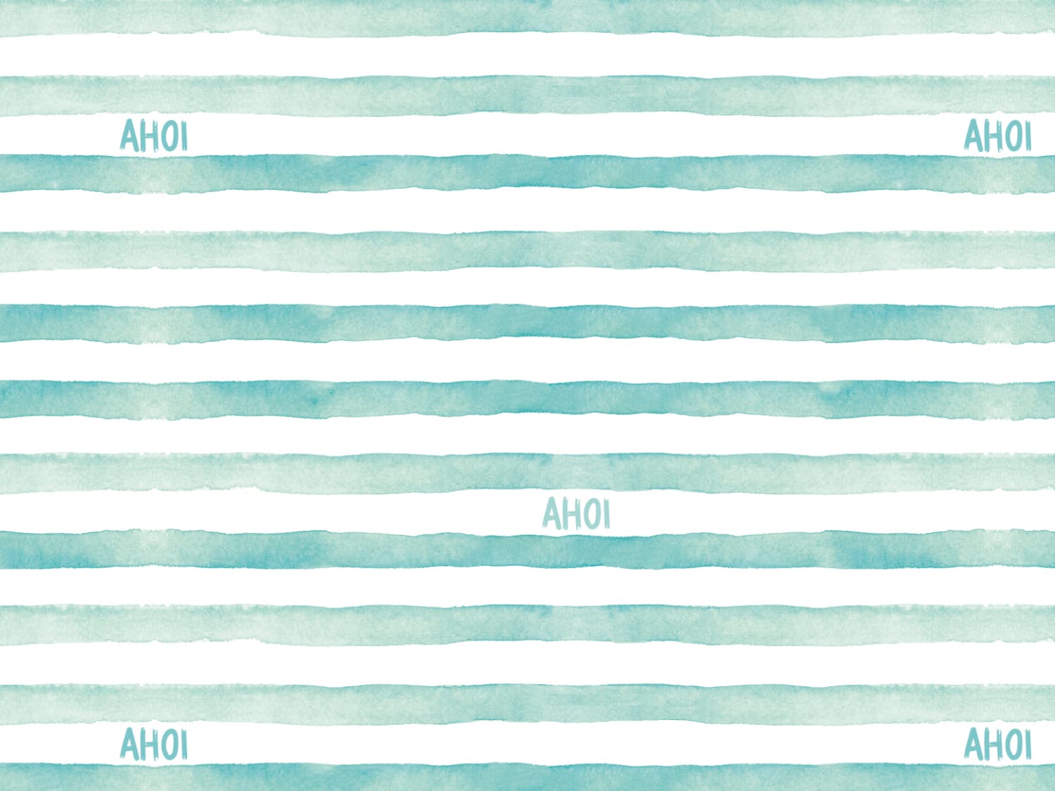 stoff-jersey-baumwolle-baumwolljersey-meterware-kathi-kunterbunt-watercolor-aquarell-anker-anchor-maritim-nautical-kombi-streifen-ringel-AHOI-schrift-aqua-petrol