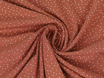 stoff-jersey-baumwolle-baumwolljersey-mini-punkte-puenktchen-rostrot-blass-2
