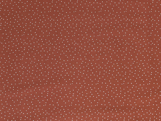 stoff-jersey-baumwolle-baumwolljersey-mini-punkte-puenktchen-rostrot-blass