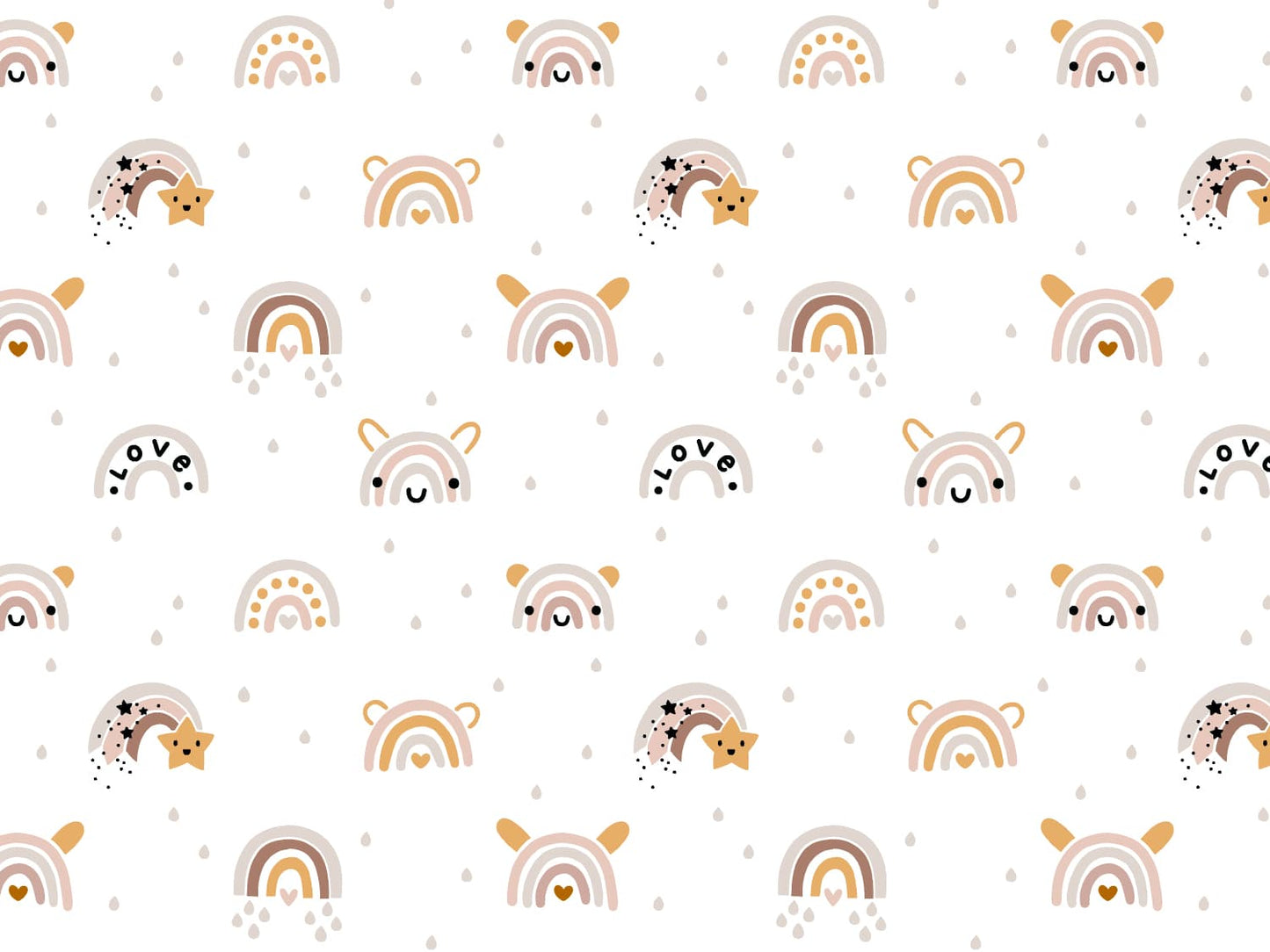 stoff-jersey-baumwolle-baumwolljersey-mini-regebogen-gesicht-rainbow-love-beige-senf-altrosa-2
