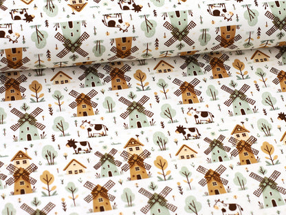 Jersey Stoff - Kuh & Mühle