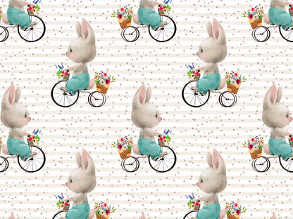 stoff-jersey-baumwolle-baumwolljersey-ostern-hase-fahrrad-streifen-tupfen-beige-2