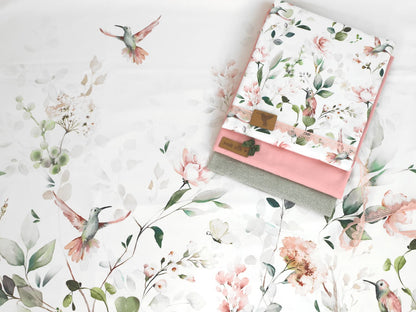 stoff-jersey-baumwolle-baumwolljersey-panel-aquarell-kolibri-blumen-blaetter-2