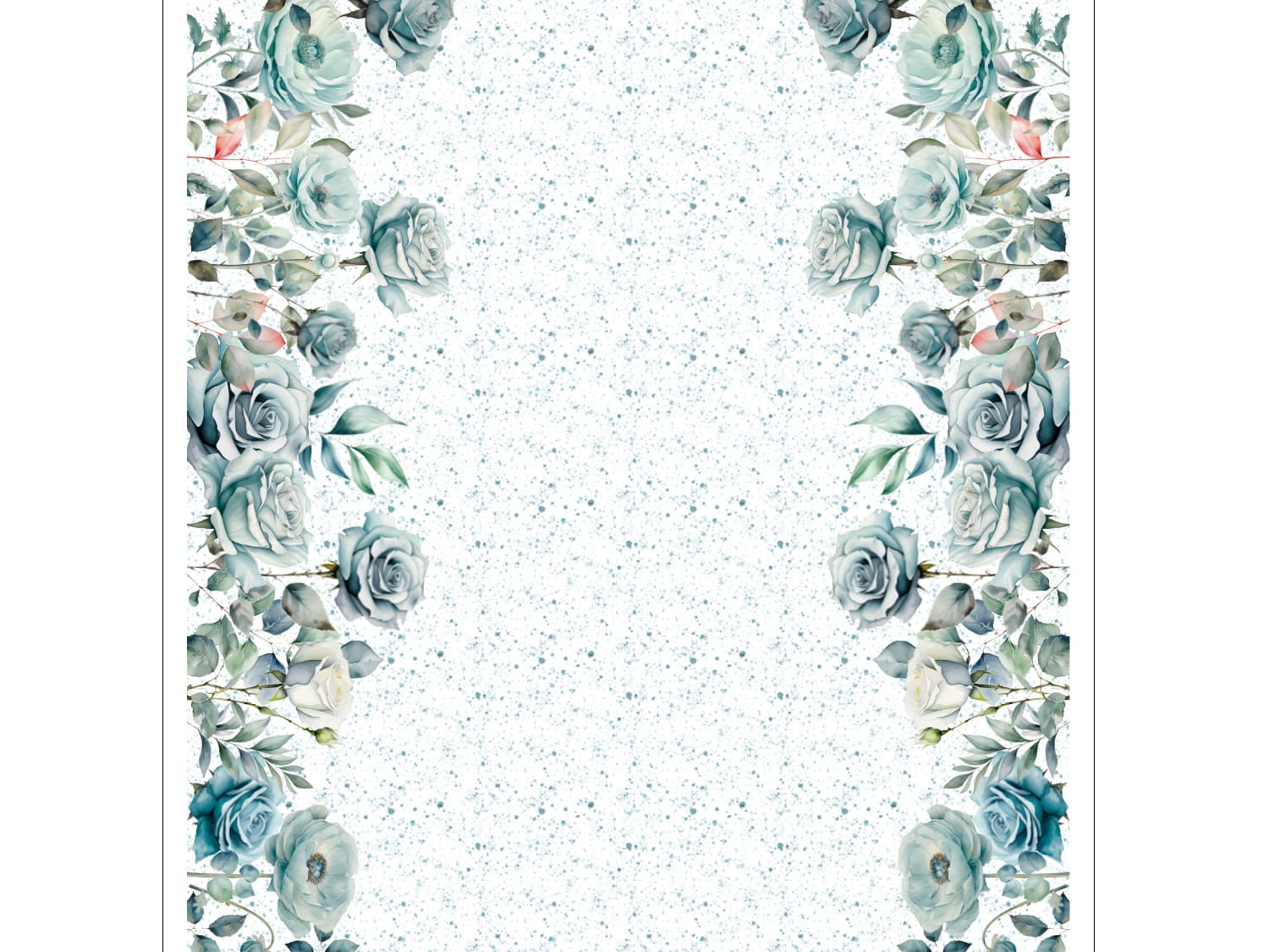 stoff-jersey-baumwolle-baumwolljersey-panel-borduere-blumen-gross-xxl-sprenkel-altmint-2