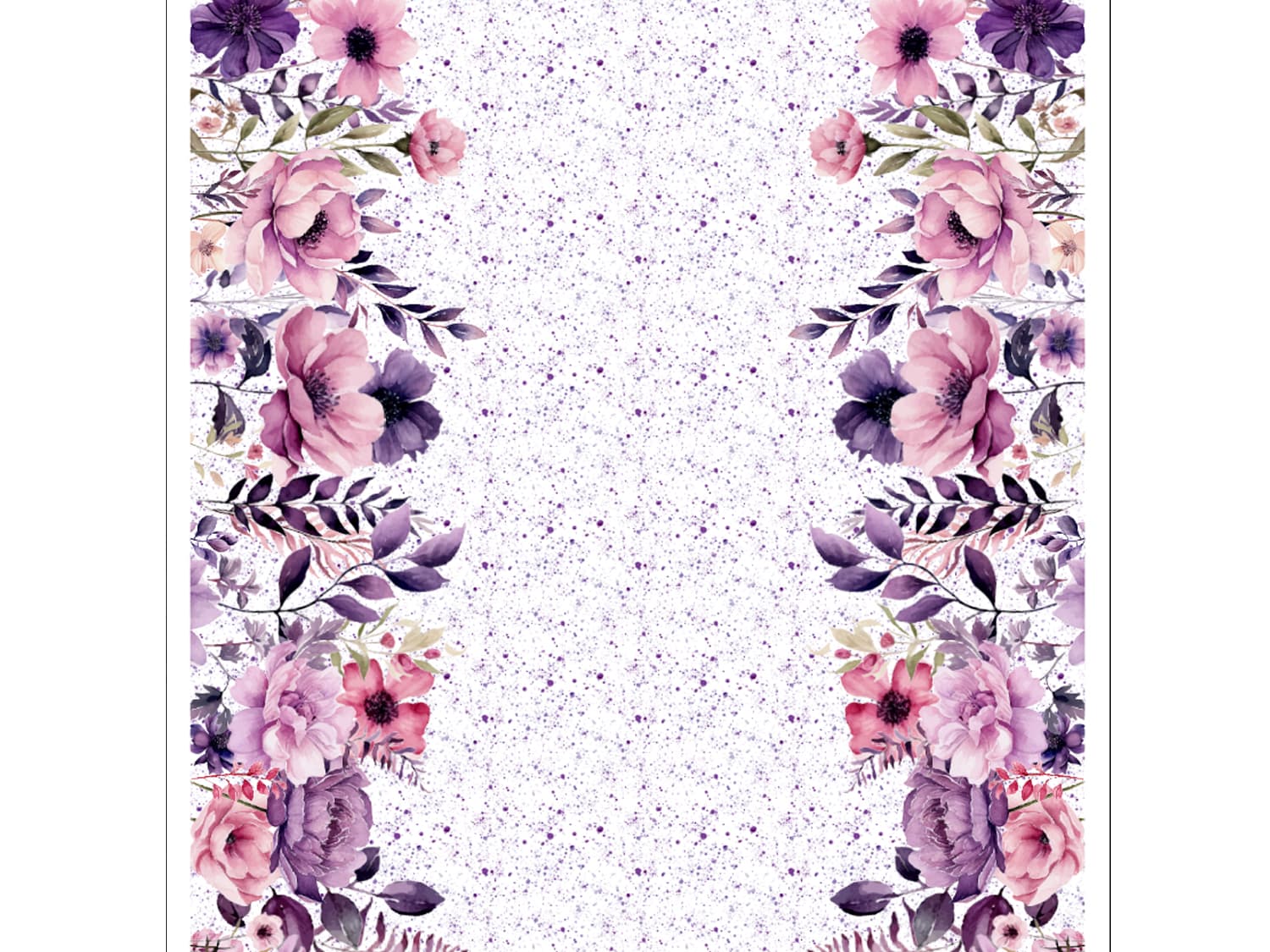 stoff-jersey-baumwolle-baumwolljersey-panel-borduere-blumen-gross-xxl-sprenkel-lila-beere-2