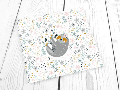 Baumwolljersey Jersey Stoff Dschungel Jersey Stoff Jungle Friends