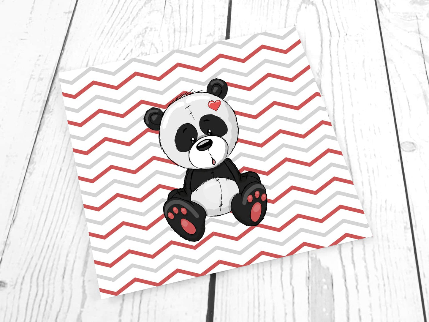 stoff-jersey-baumwolle-baumwolljersey-panel-tier-kleiner-baby-panda-baer-grau-rot-chevron
