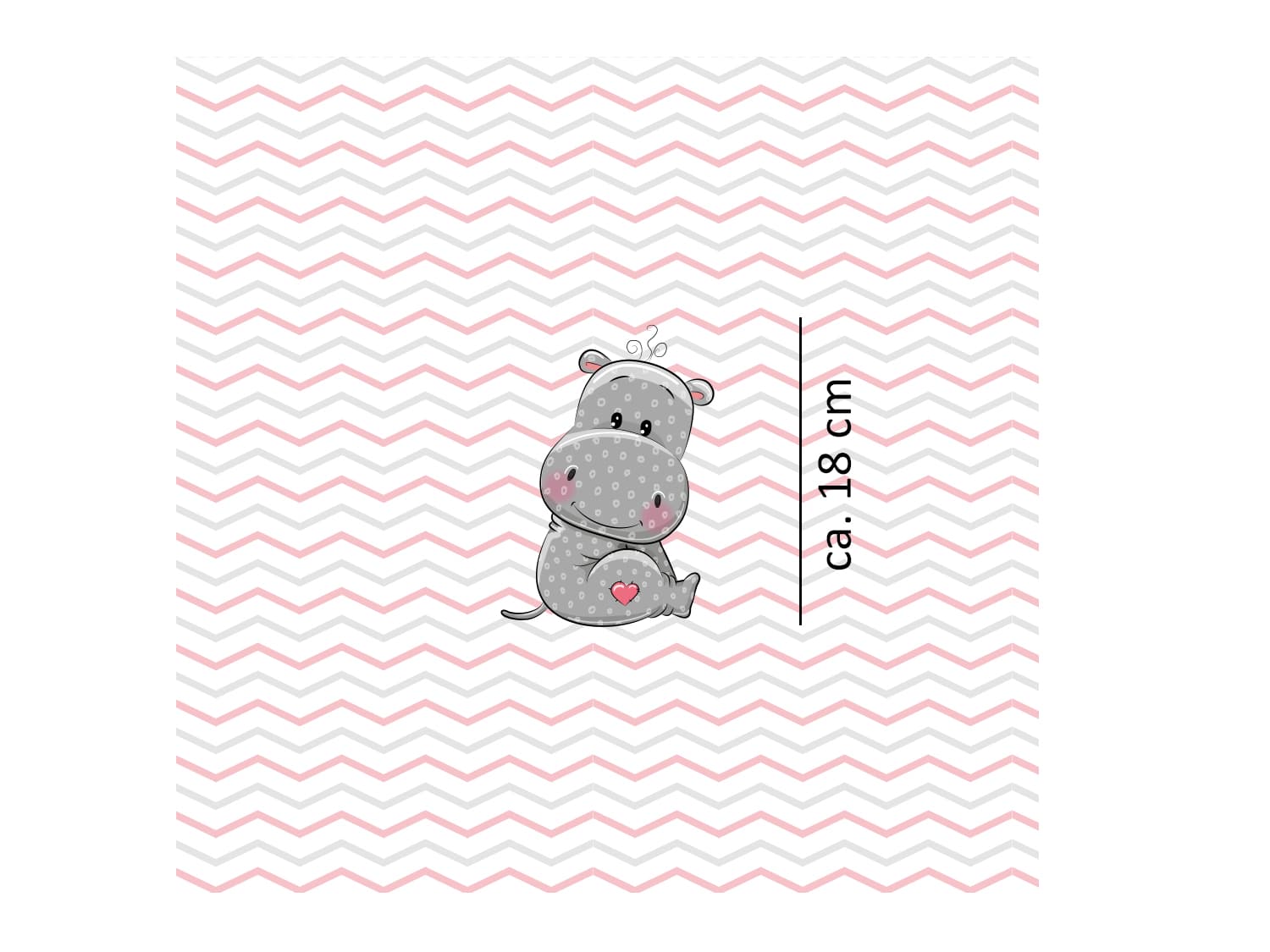 stoff-jersey-baumwolle-baumwolljersey-panel-tier-kleines-baby-nilpferd-herz-grau-rosa-masse
