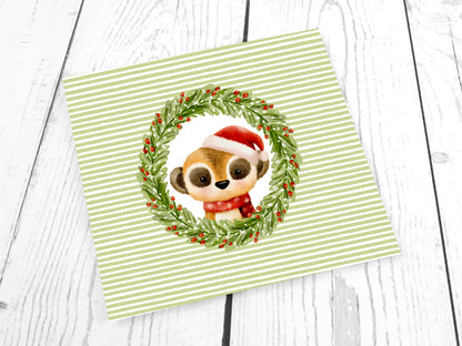 Tissu jersey - Frosty Friends PANEL - Sapin de Noël