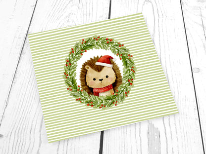 Tissu jersey - Frosty Friends PANEL - Sapin de Noël