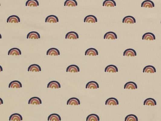 stoff-jersey-baumwolle-baumwolljersey-rainbow-regenbogen-basic-neutral-hellbeige