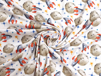 Jersey Stoff - Rakete