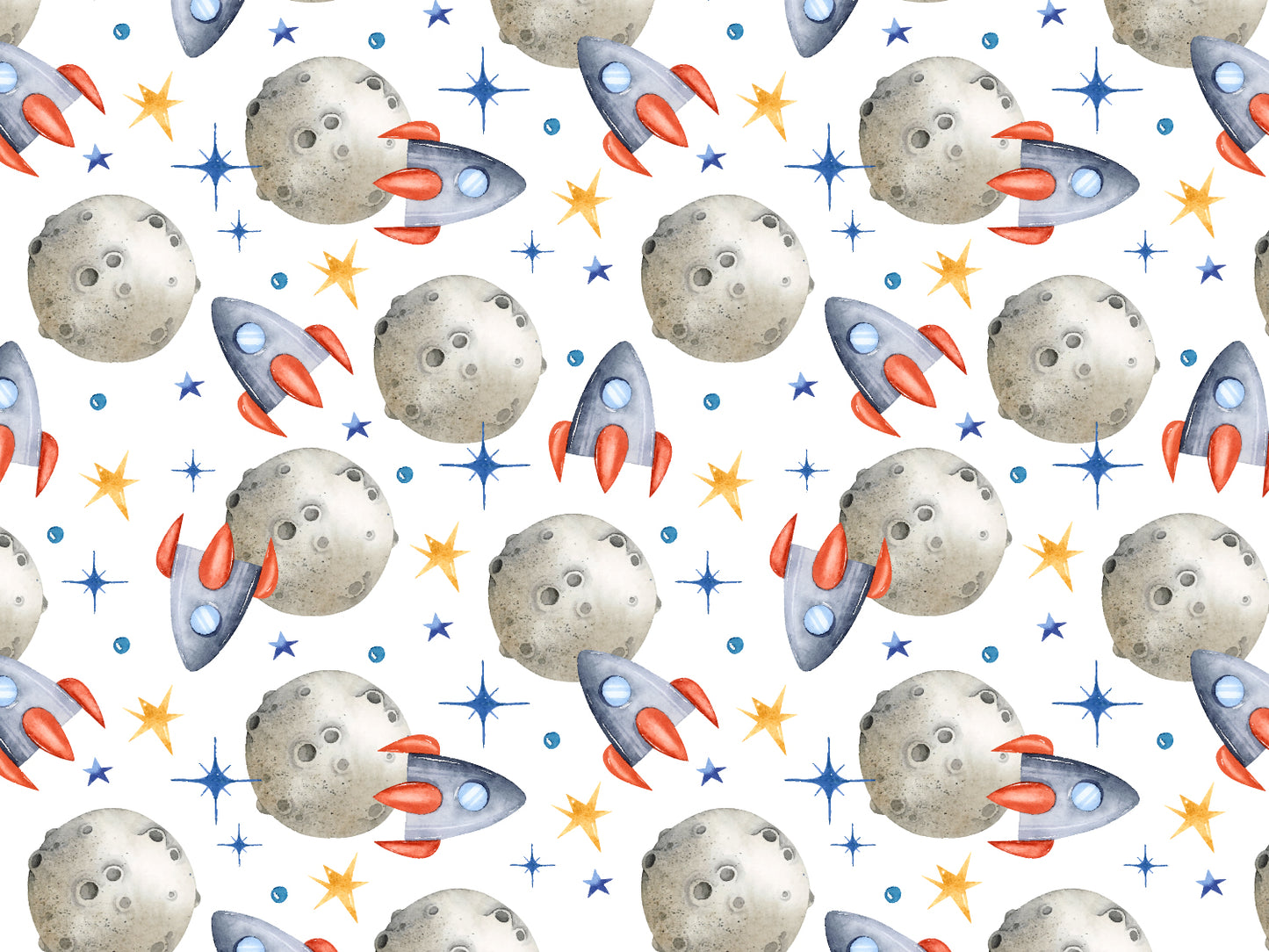 Jersey Stoff - Rakete