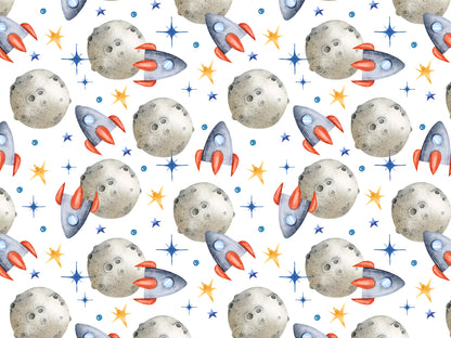 Jersey Stoff - Rakete