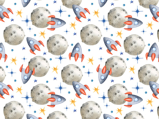 Jersey Stoff - Rakete
