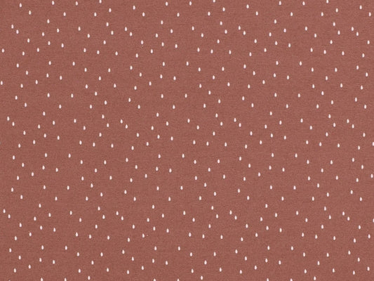 stoff-jersey-baumwolle-baumwolljersey-regen-tropfen-regentropfen-vintage-lachsrosa-weiss