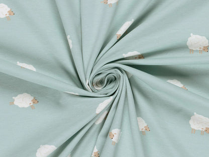 Tissu jersey - blocs de construction - boue, léger