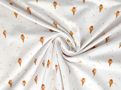 stoff-jersey-baumwolle-baumwolljersey-sommer-tupfen-eis-ice-cream-mini-senf-2