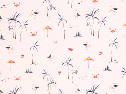 Jersey Fabric - Festive Friends - Mouse