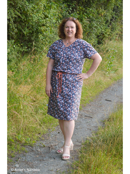 Jersey Fabric - Festive Friends - Mouse