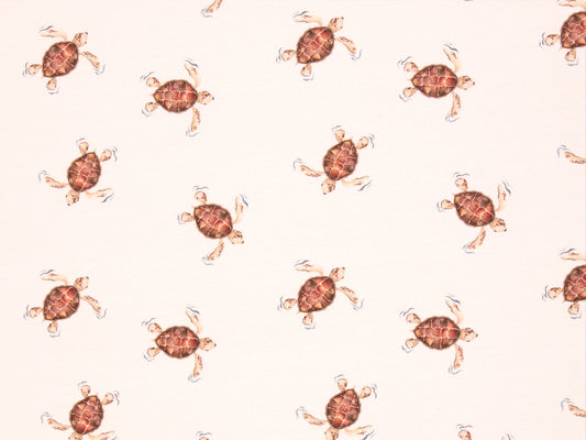 Jersey Stoff - Aurich SCHILDKRÖTE - creme