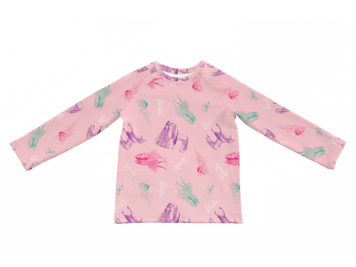 Jersey Stoff - Barbie - hellrosa