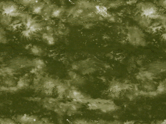 Jersey Stoff - Batik - khaki