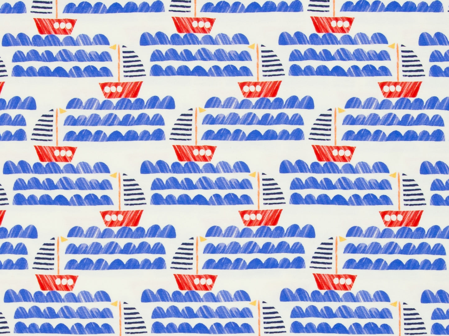 Jersey Stoff - Nautical - Boot