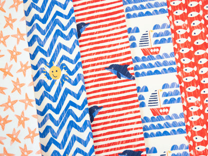 Jersey Stoff - Nautical - Boot