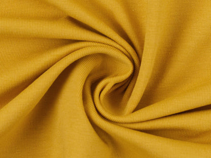 stoff-jersey-baumwolle-baumwolljersey-swafing-vanessa-herbst-winter-21-22-einfarbig-uni-banane