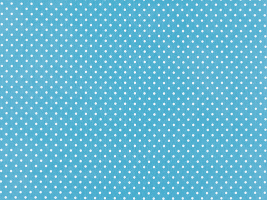 Jersey Stoff - Pünktchen - hellblau