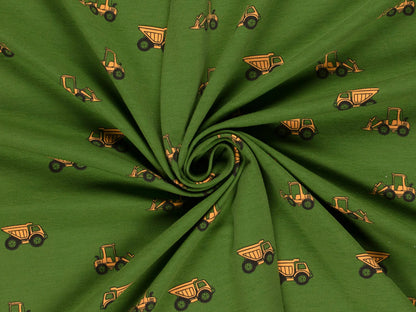 Jersey fabric - building blocks - mud, light