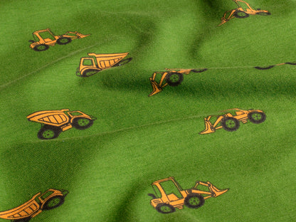 Jersey fabric - building blocks - mud, light