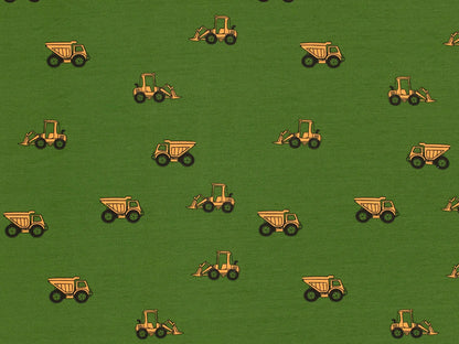 Jersey fabric - building blocks - mud, light