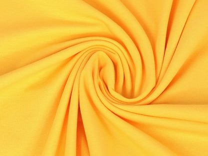 stoff-jersey-baumwolle-baumwolljersey-uni-einfarbig-jella-035-sonnengelb