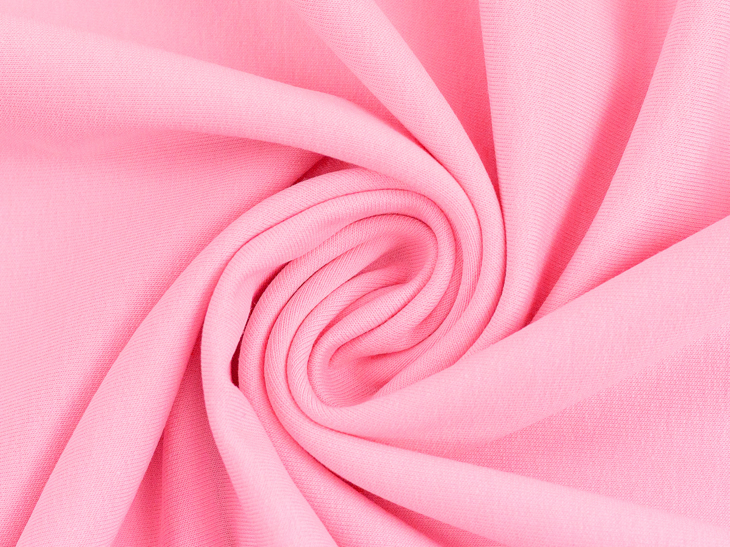 SALE Uni Jersey rosa - pink fabric close-up, soft and stretchy, perfect for various sewing projects.