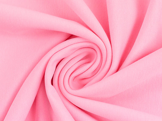 SALE Uni Jersey rosa - pink fabric close-up, soft and stretchy, perfect for various sewing projects.